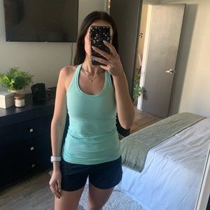 Light blue lululemon size 4 tank top